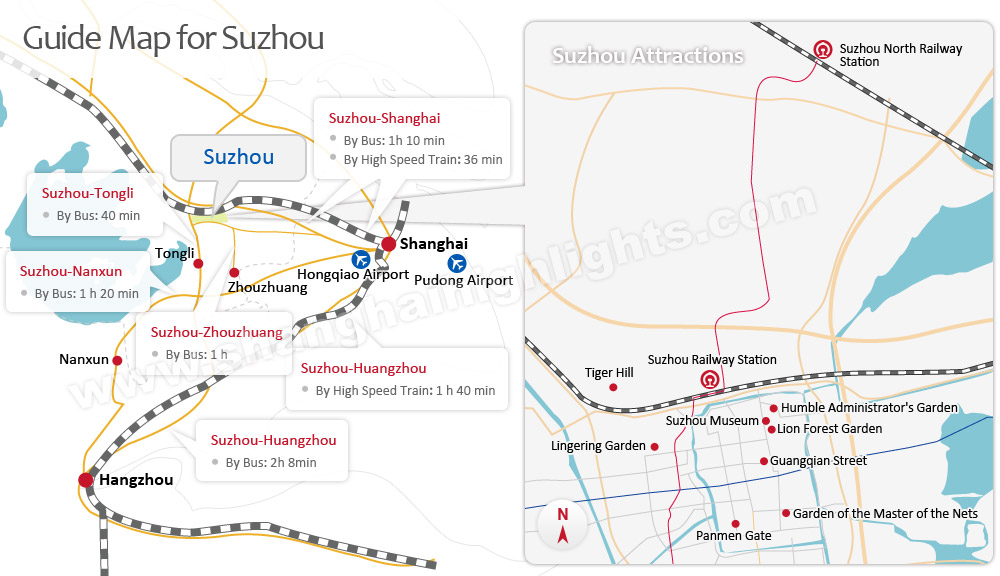 Suzhou Guide Map